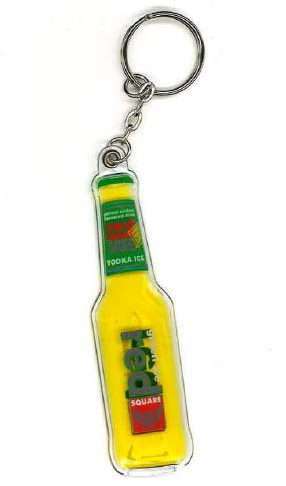 liquid filled keychain