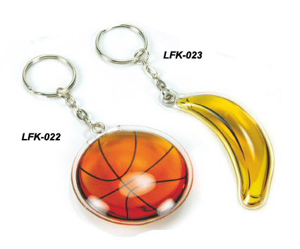 liquid filled keychain