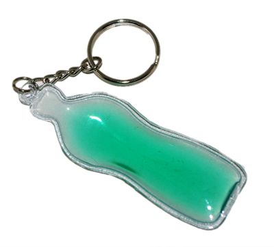 liquid filled keychain