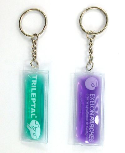 liquid filled keychain