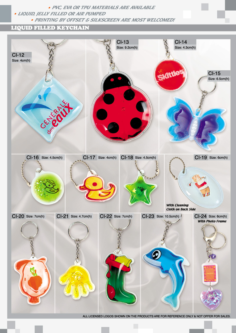 liquid keyring